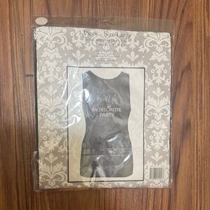 Party City Black Bachelorette Party Tank Top